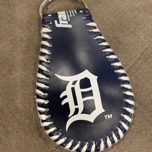 Detroit Tigers Logo Baseball Keychain